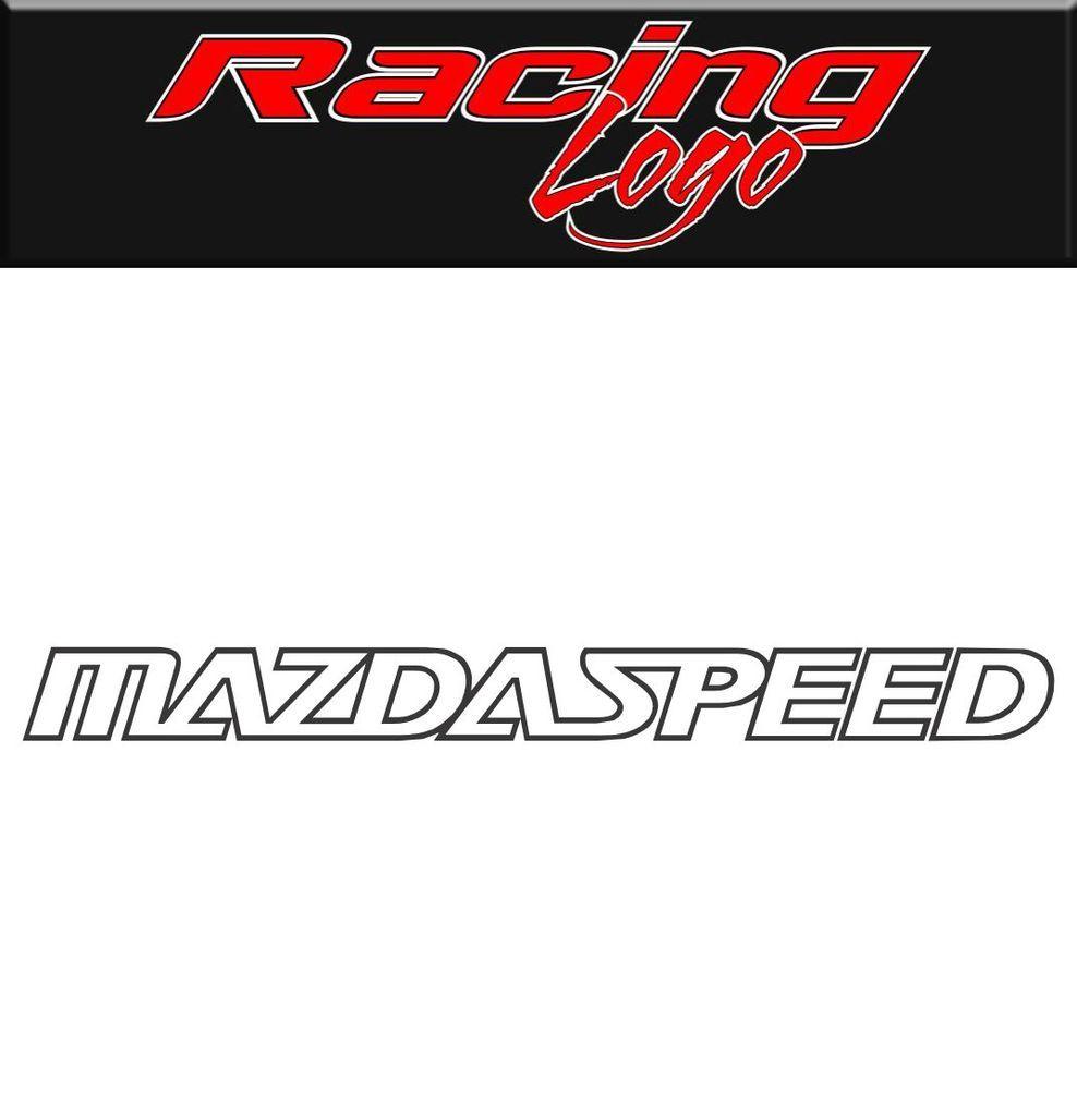 Mazda Racing Logo - Mazda Speed Racing Logo Decal – North 49 Decals