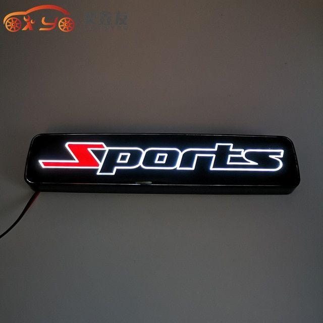 Mazda Racing Logo - YIXINYOU Front Grill LED Sports Racing Logo Badge Emblem Light For ...