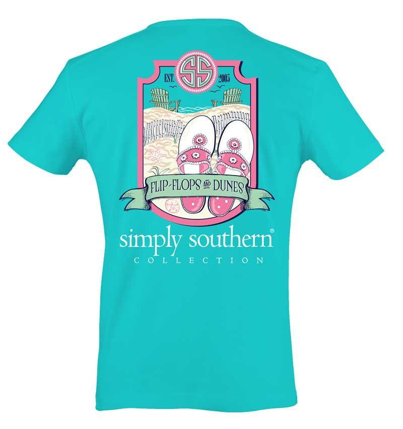 Simply Southern Company Logo - Simply Southern Preppy Collection Flip Flops and Dunes T-shirt for ...