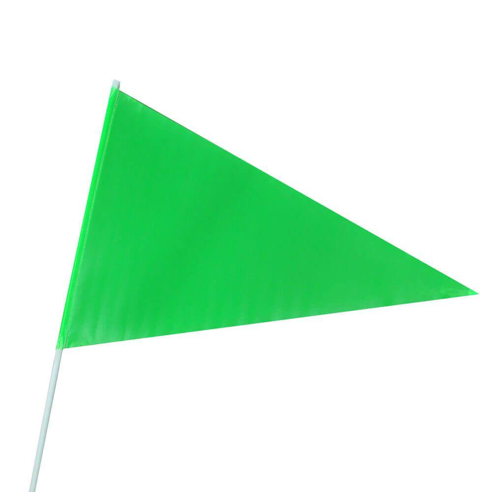 Green Triangle Flag Logo - Crop Marker Flag Fluorescent Green, DFLAG1012BFAH
