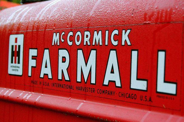 Farmall Logo - McCormick Farmall logo. McCormick Farmall. Tractors