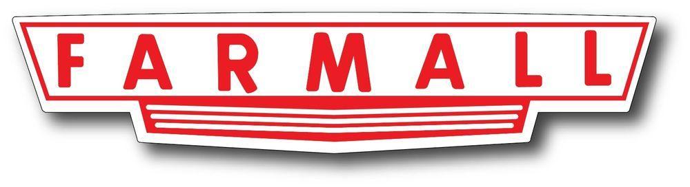 Farmall Logo - Farmall sticker decal Tractor Case IH International Harvester IMCA ...