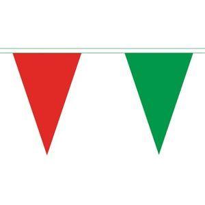 Green Triangle Flag Logo - Red And Green Triangle Bunting 20m (54 Flags) 5053737147598 | eBay