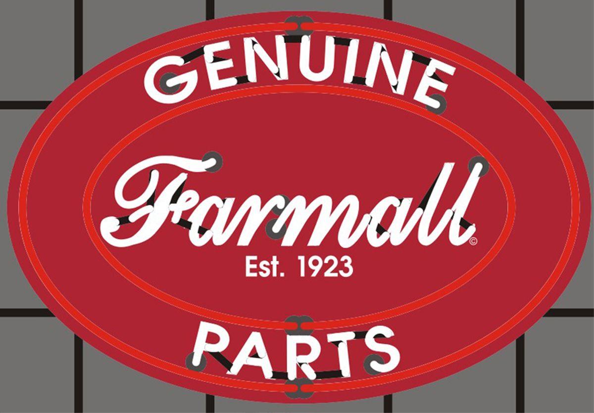 Farmall Logo - Farmall Tractor Logo Neon Sign