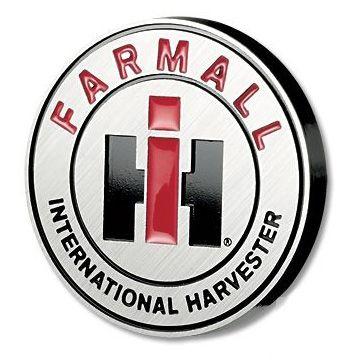 Farmall Logo - IH Farmall Logo Hitch Cover made of Metal with Powder Coat Finish