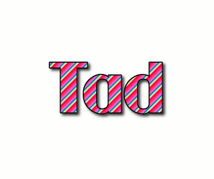Tad Name Logo - Tad Logo | Free Name Design Tool from Flaming Text