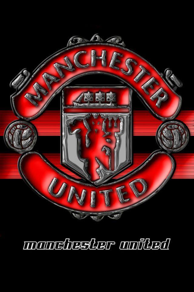 Red Devil Manchester United Logo - Manchester United The Red Devil Logo Black and Red Wallpapers for ...