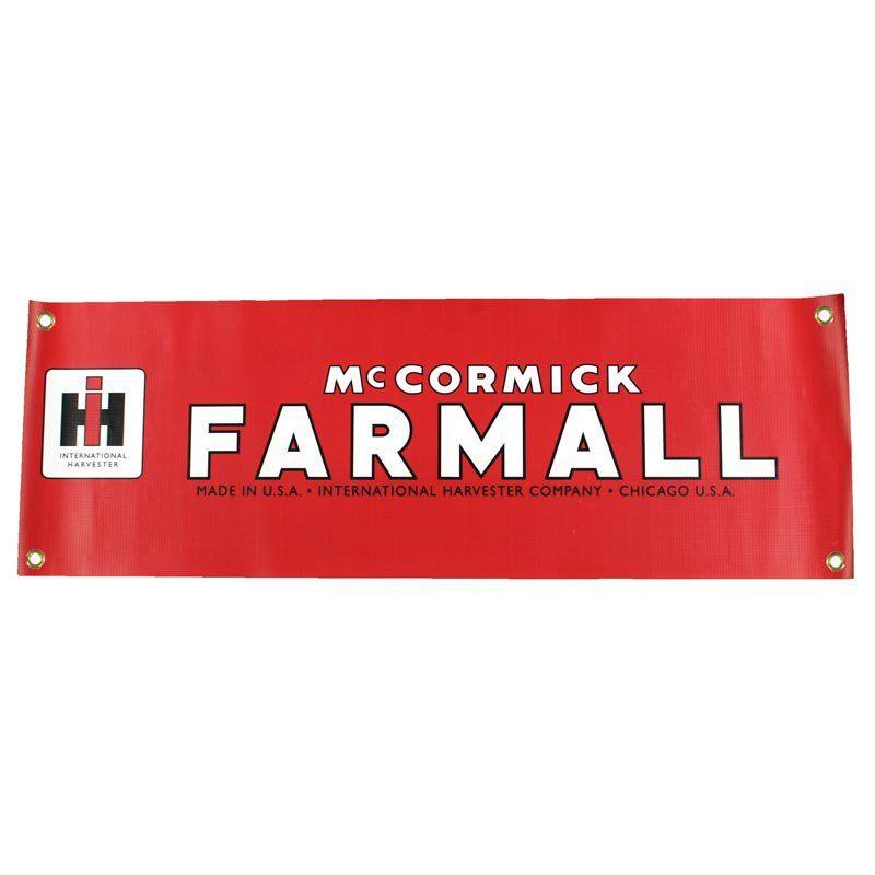Farmall Logo - Vintage International Harvester McCormick Farmall Logo 10 x 30