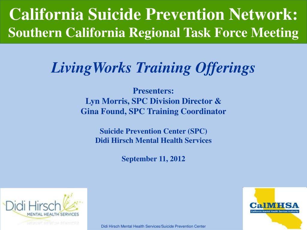 Didi PPT Logo - PPT - Didi Hirsch Mental Health Services/Suicide Prevention Center ...