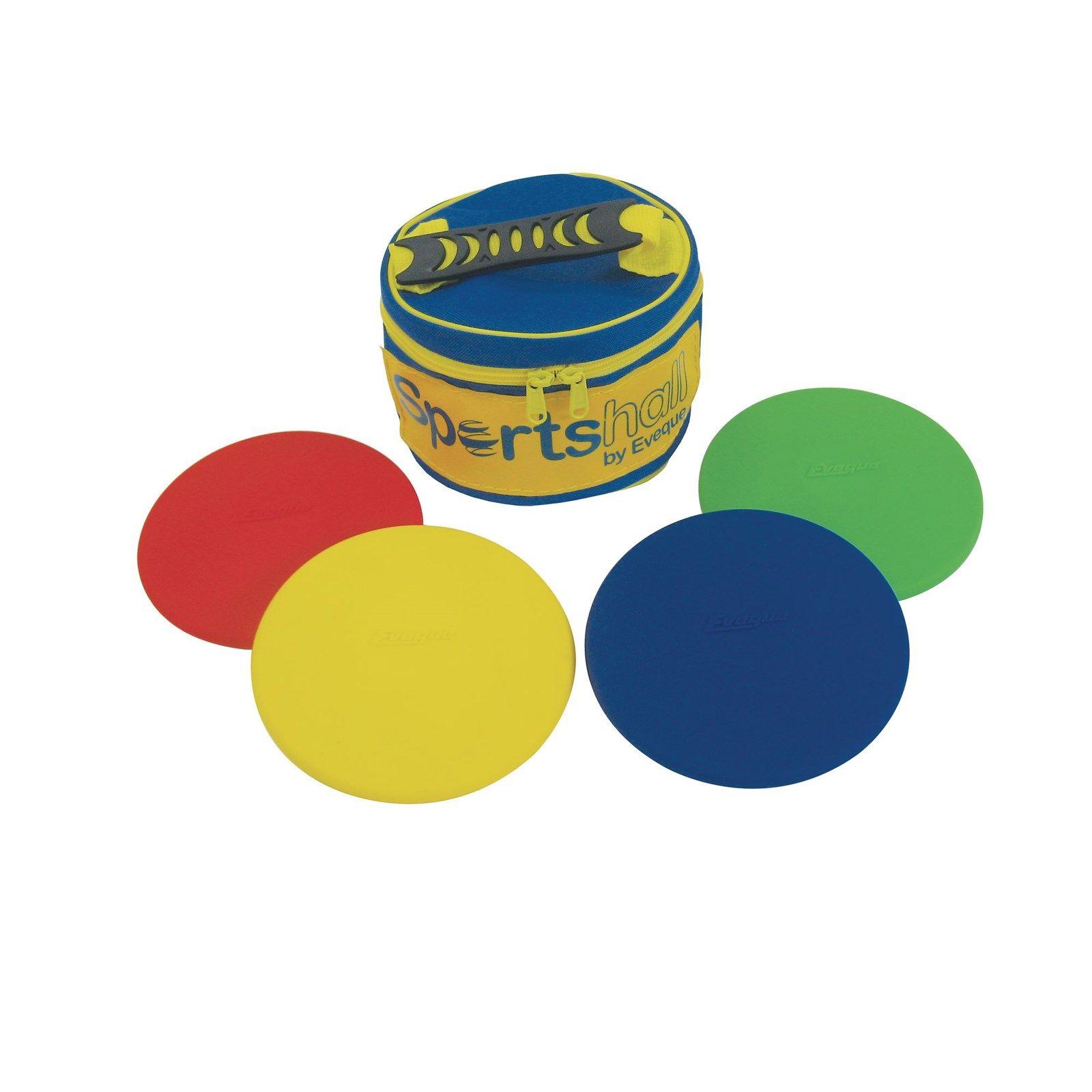Red and Yellow Sports Logo - Eveque Primary Discus, Pack of 4 - Blue, Green, Red, Yellow - 200g ...