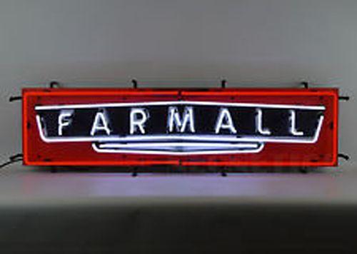 Farmall Logo - Farmall Grill Logo Neon Sign