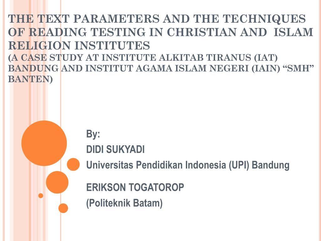 Didi PPT Logo - PPT - By: DIDI SUKYADI Universitas Pendidikan Indonesia (UPI ...