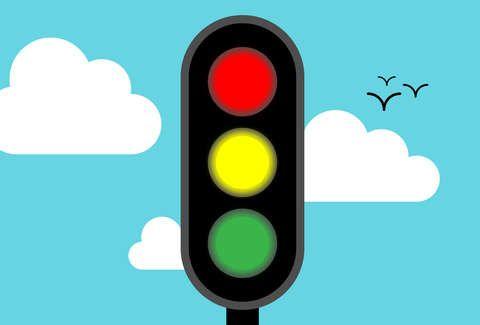 Light Green Robot Logo - Why Traffic Light Colors Are Red, Yellow, and Green - Thrillist