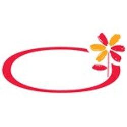 Orange and Red Flower Logo - Yellow and red flower Logos