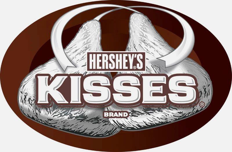 Hershey Kisses Logo - 13 famous logos with hidden messages