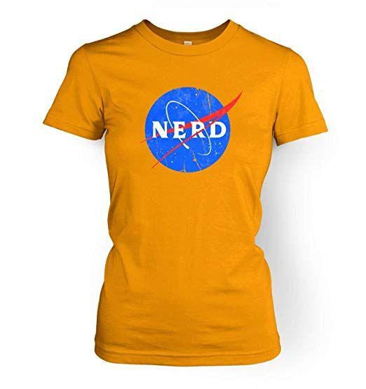 Small NASA Logo - Amazon.com: Nerd NASA Logo Women's T-shirt - Sunflower X Small ...