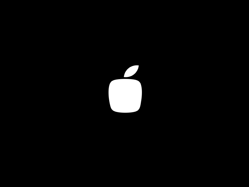 Square Apple Logo - apple logo upgrade by 7gone | Dribbble | Dribbble