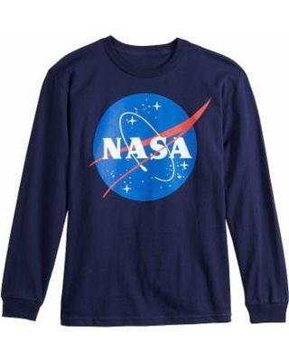 Small NASA Logo - Amazing Winter Deal: Boys 8 20 Nasa Logo Tee, Size: Small, Blue
