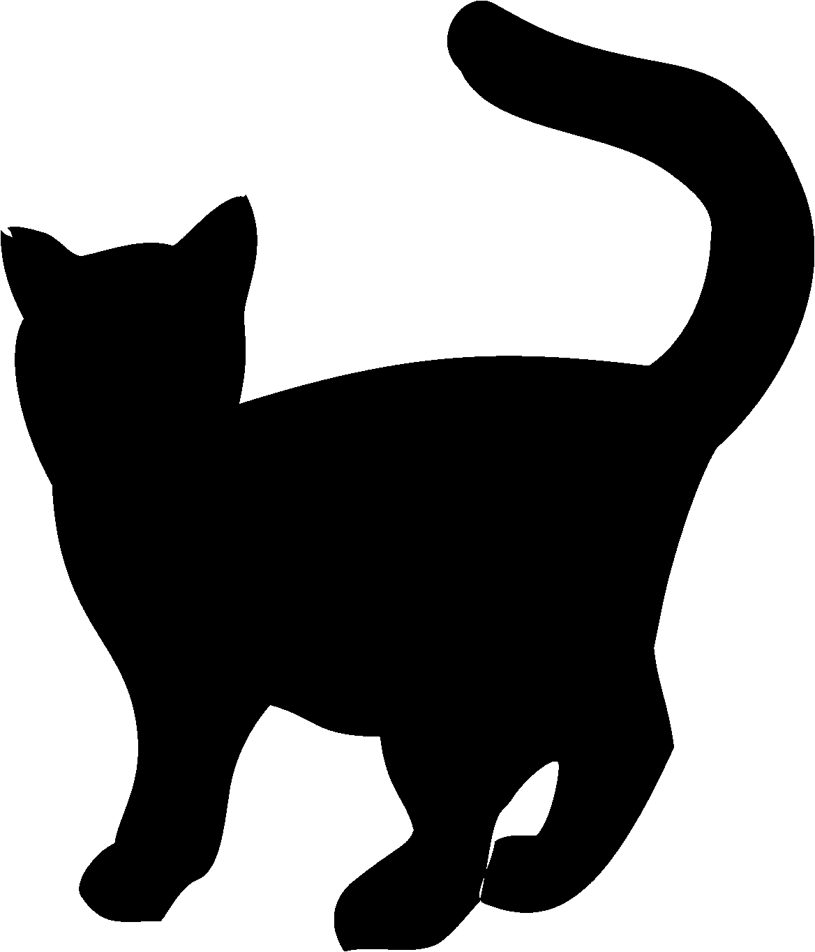 Black and White Cat Logo - Black cat Logos