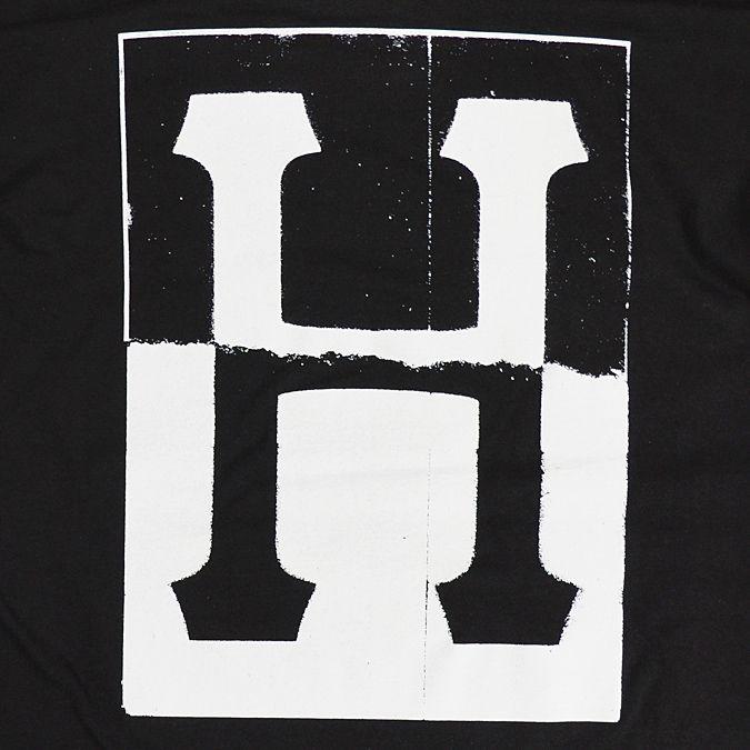 HUF H Logo - NAKED-STORE: HUF (Hough) INVERSE H TEE T-shirt short sleeves men ...