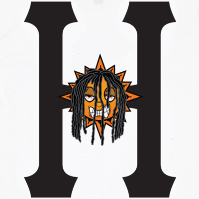 HUF H Logo - Huf Chief Keef Glogang Classic H in White at Revert 95
