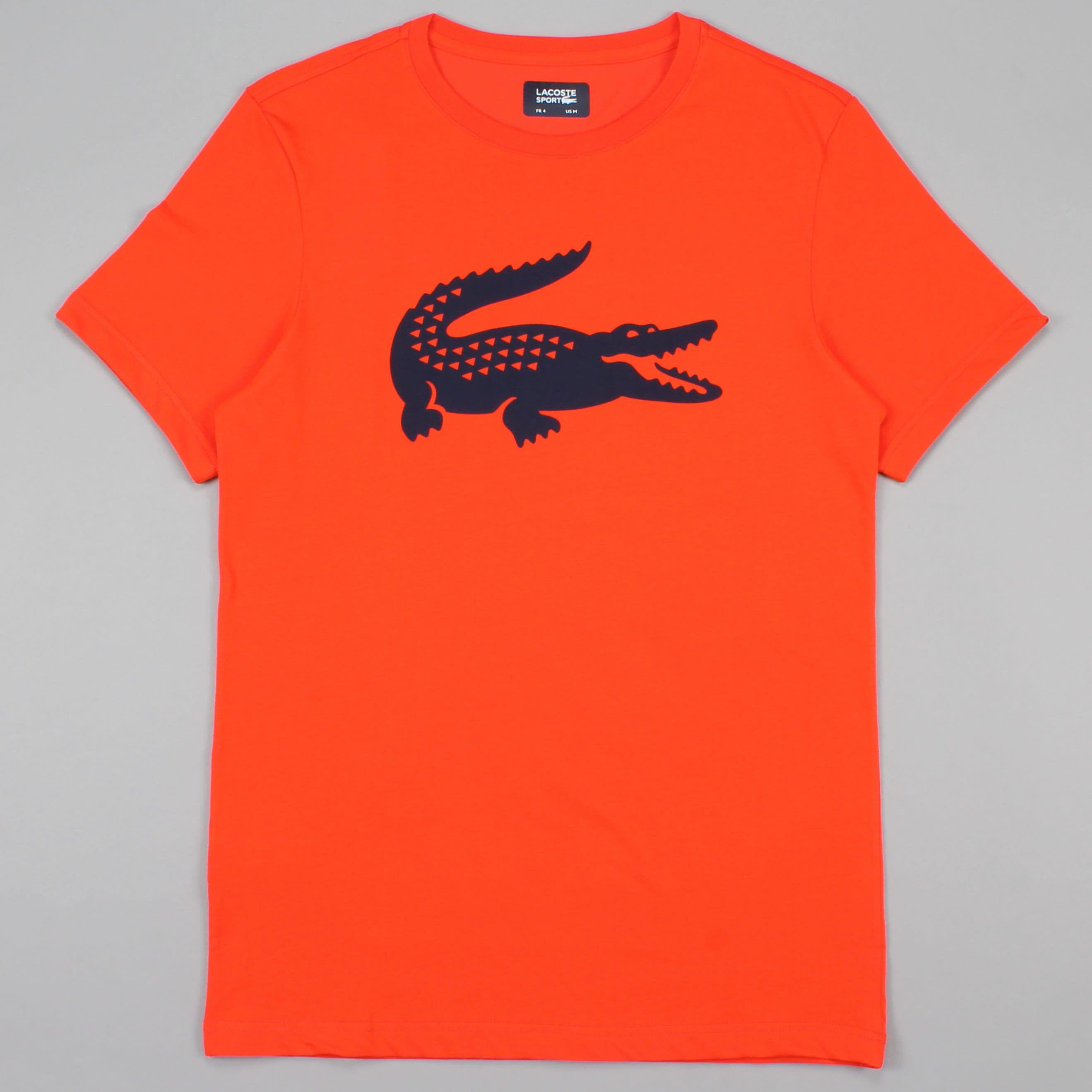 Alligator Shirt Logo - Lacoste T-Shirt Logo Orange - New items availble online!