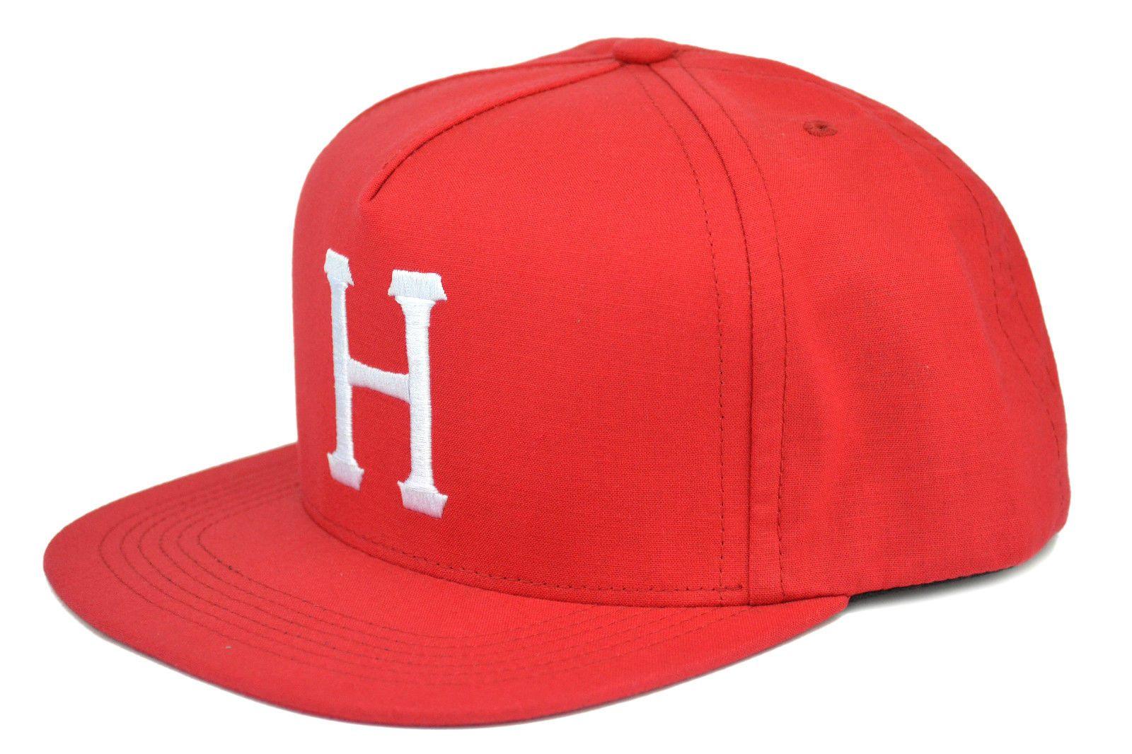 HUF H Logo - HUF - THE CLASSIC H LOGO AUTHENTIC SNAPBACK CAP - RED AUTHENTIC LOGO ...
