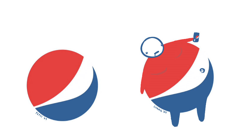 Funny Pepsi Logo - This pretty much sums up the Pepsi logo. : funny