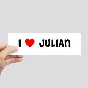 I Love Julian Logo - I Love Julian Bumper Stickers - CafePress