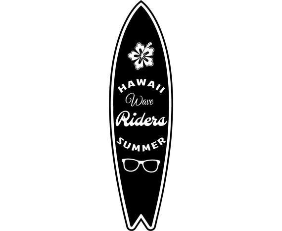 Surfboard Logo - Surf Board 1 Surfboard Surfing Logo Surfer Wave Beach Sport | Etsy