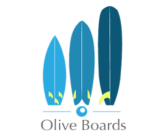 Surfboard Logo - Olive Surfboards Designed
