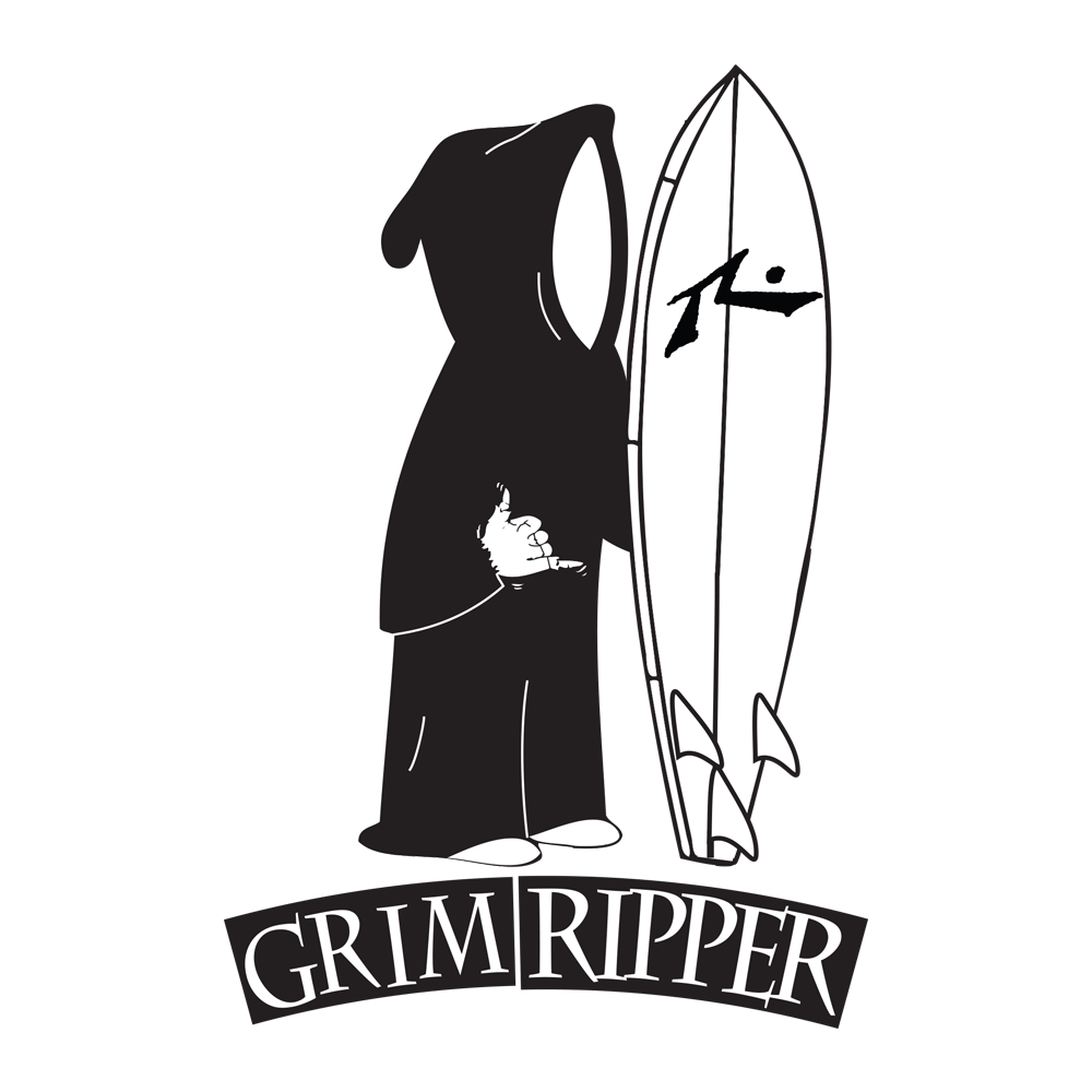 Rusty Surf Logo - The Grim Ripper | Shop Rusty Surfboards