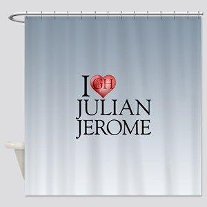 I Love Julian Logo - I Love Julian Shower Curtains - CafePress