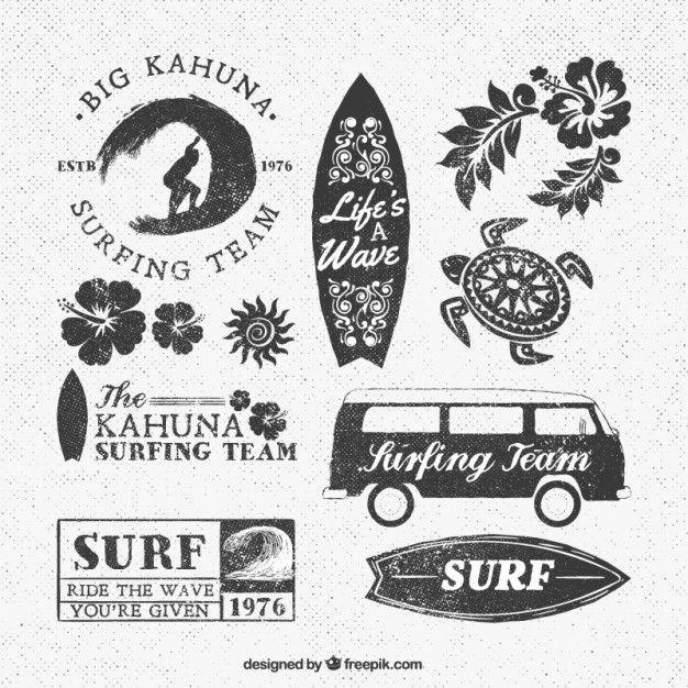 Surfboard Logo - Surf Vectors, Photo and PSD files