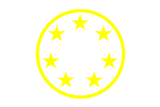 Stars in Yellow Circle Logo - Forever War (graphic novels)