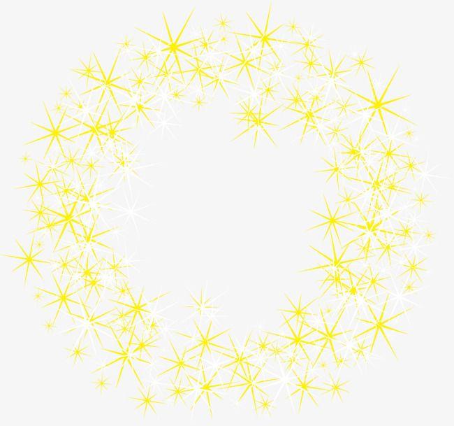 Yellow Star Circle Logo - Hand Painted Yellow Star Circle, Star Clipart, Circle Clipart, Hand ...