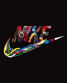 Colorful Nike Swoosh Logo - 293 Best NIKE images | Backgrounds, Block prints, Nike wallpaper