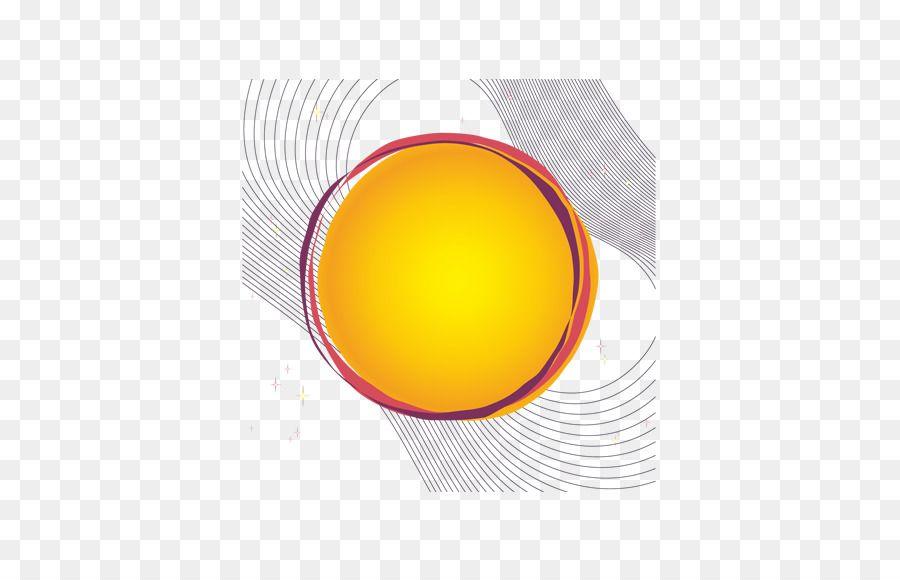 Stars in Yellow Circle Logo - Yellow Circle Pattern moon stars png download*567