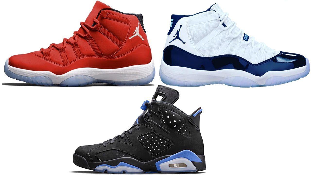 Blue and Red Jordan Logo - Air Jordan 11 GYM RED + MIDNIGHT NAVY Release Date, Jordan 6 Black ...
