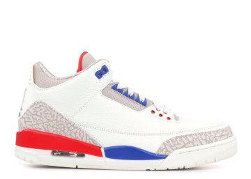 Blue and Red Jordan Logo - Air Jordan 3 (III) Shoes