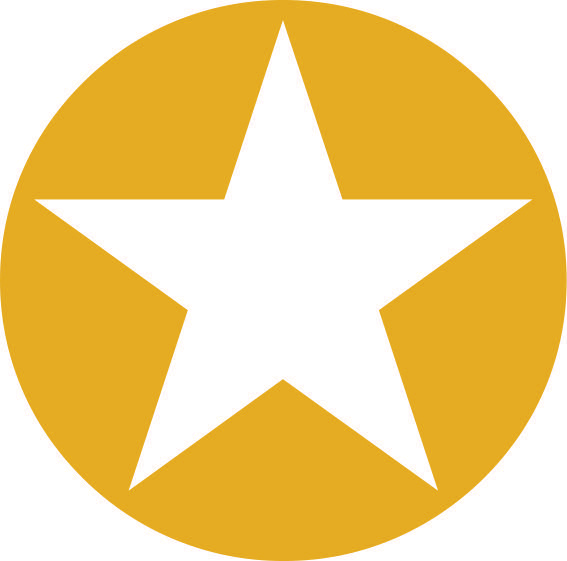 Stars in Yellow Circle Logo - Yellow Star Allegany Resort & Casino