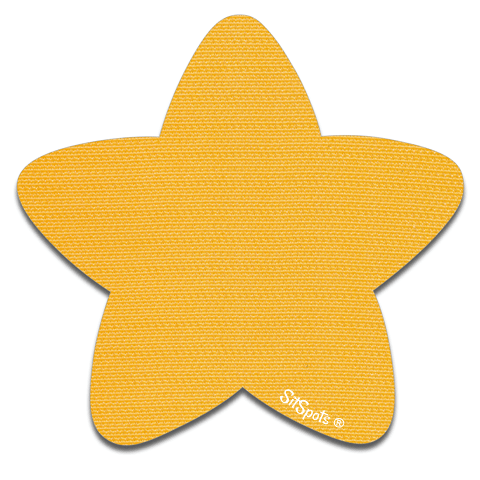 Stars in Yellow Circle Logo - Star