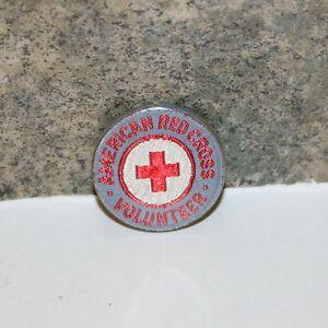 American Red and Blue Logo - American Red Cross Blue Cloth Volunteer Pin