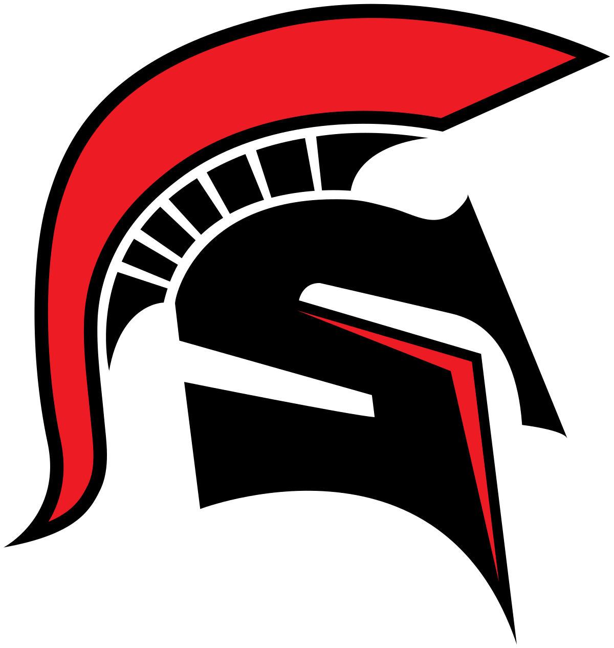 Red Spartan Logo - Emporia High School
