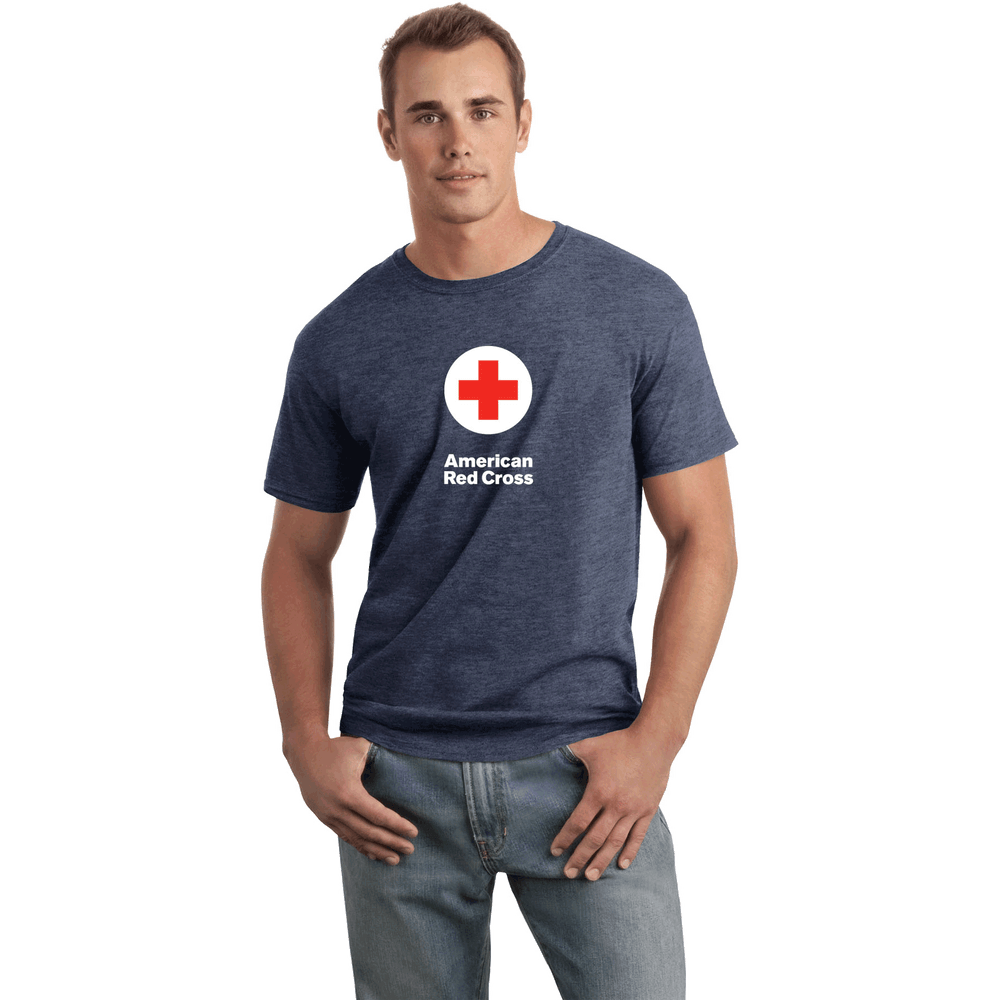 American Red and Blue Logo - Unisex 100% Cotton T Shirt With ARC Logo. Red Cross Store