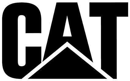 Black and White Cat Logo - Caterpillar CAT Logo 4 to 14 One Color vinyl decal