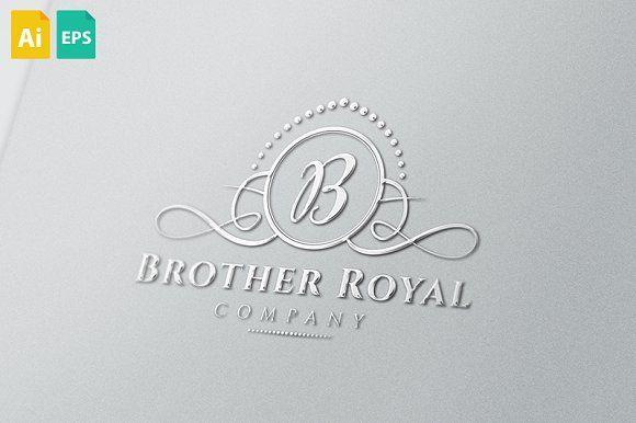 Brother Company Logo - Brother Royal Logo ~ Logo Templates ~ Creative Market