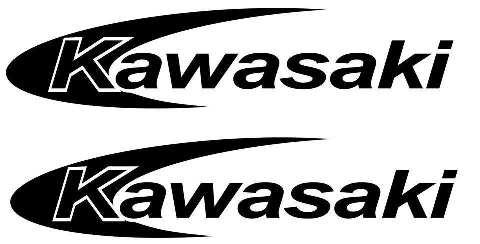 Kawasaki Logo - Kawasaki Logo 3 Decal – Drew's Decals