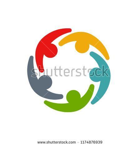 Circle Person Logo - Entrepreneurs and business people conference circle. #people #social
