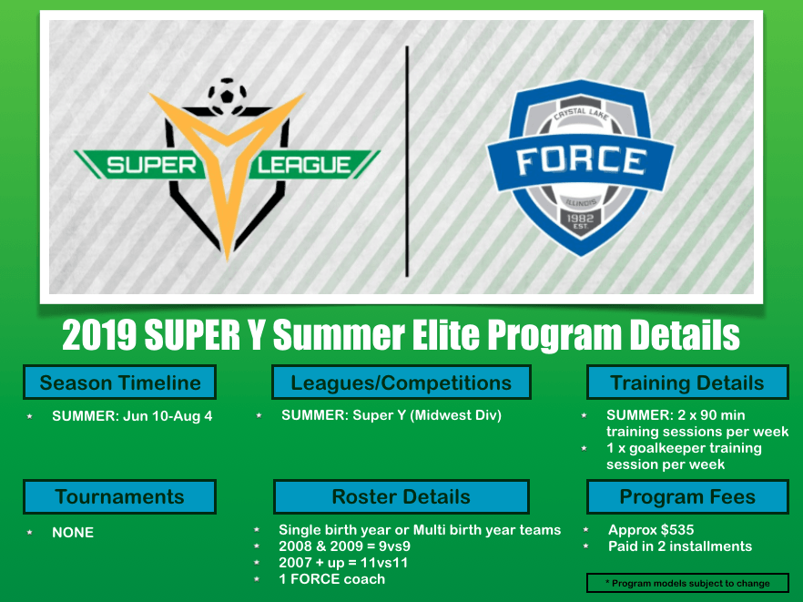 Super Y Logo - Crystal Lake Soccer Federation 60039002 > Site > Force > Program ...
